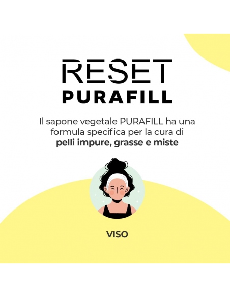 PURAFILL RESET – Sapone Purificante per Pelli Impure, Miste e Grasse