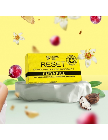 PURAFILL RESET – Sapone Purificante per Pelli Impure, Miste e Grasse
